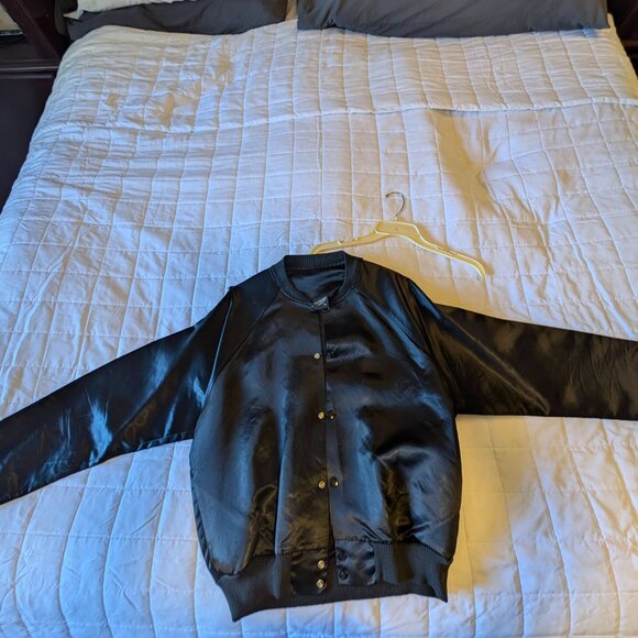 Vintage Satin Diamond Dust bomber jacket - Picture 2 of 5